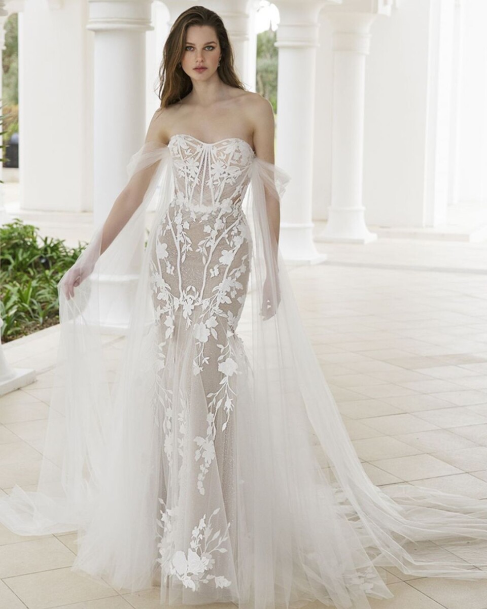 Enzoani Rowan kanten mermaid trouwjurk