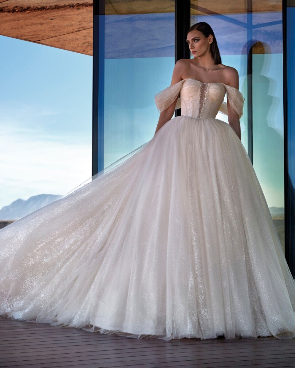 Pronovias stardust ballgown trouwjurk prinses
